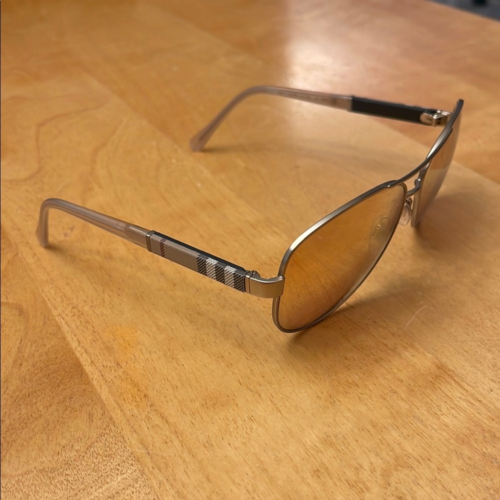 Burberry Gold Sunglasses